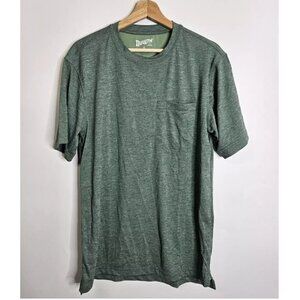 Duluth Trading Co Active Performance Short Sleeve Tee Men's Small Green Casual
